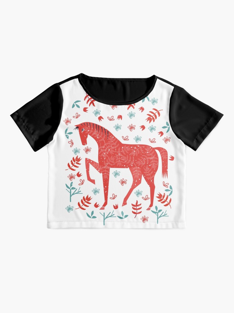 red horse shirt