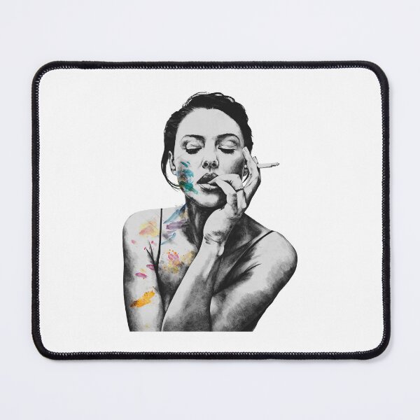 Item preview, Sexy actress smoking designed and sold by McLellanJohnson.