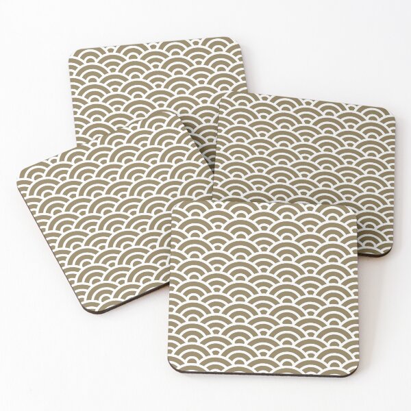 Item preview, NAMAKABE 104 Seigaiha Waves - Energetic Ver. | Japanese Pattern Wagara designed and sold by Polariszero.