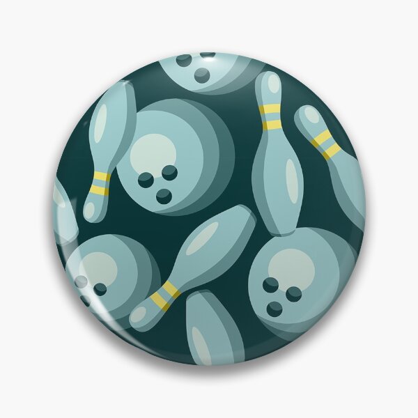 Item preview, Bowling pins and balls seamless pattern designed and sold by DesignForYou79.