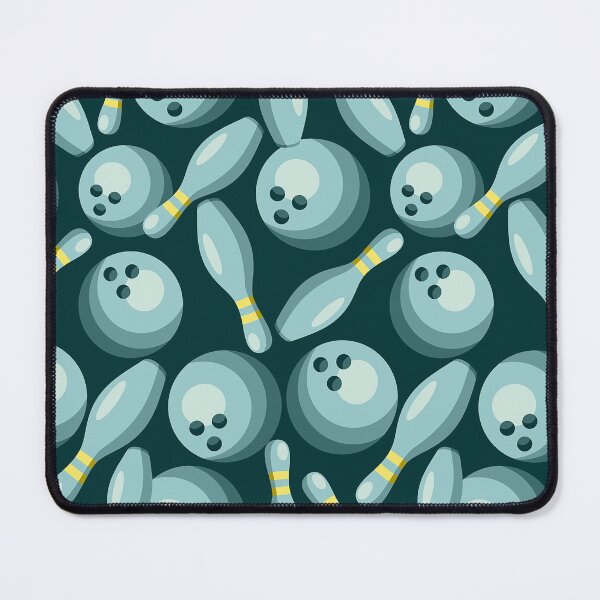Item preview, Bowling pins and balls seamless pattern designed and sold by DesignForYou79.