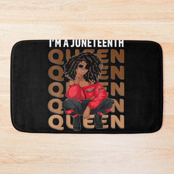 Item preview, Juneteenth Queen Swag Black Melanin Natural Hair Afro Women Gifts Music Fans designed and sold by AdaptiveSylvial.