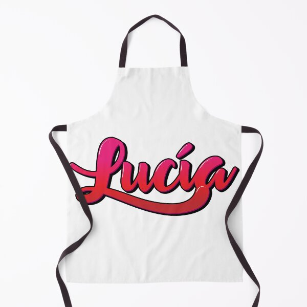 Item preview, Lucia name with pink letters, black with gradient and shadows designed and sold by Rene Acan.