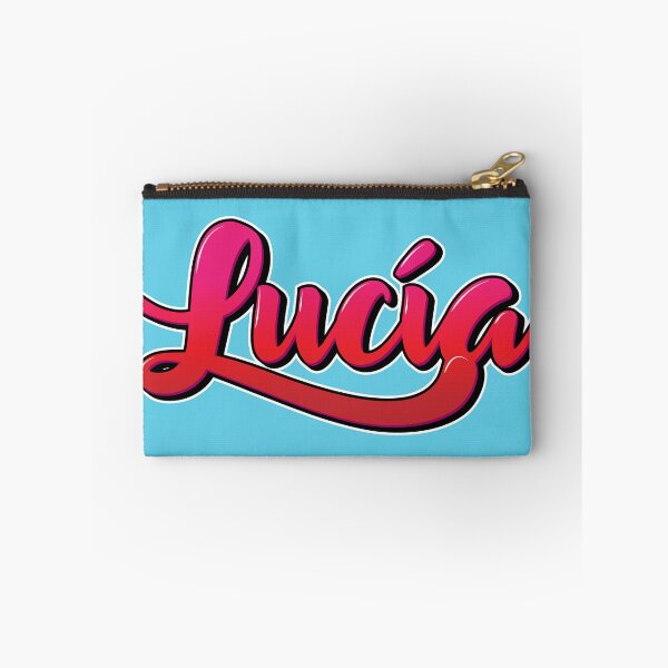 Item preview, Lucia name with pink letters, black with gradient and shadows designed and sold by Rene Acan.