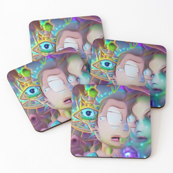 Item preview, Rick Fan Art Trippy Colorful DMT Realm designed and sold by trippingonpixel.