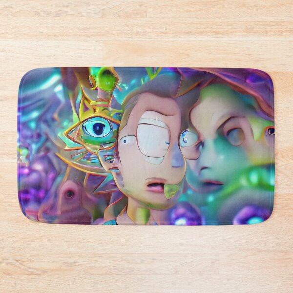 Item preview, Rick Fan Art Trippy Colorful DMT Realm designed and sold by trippingonpixel.