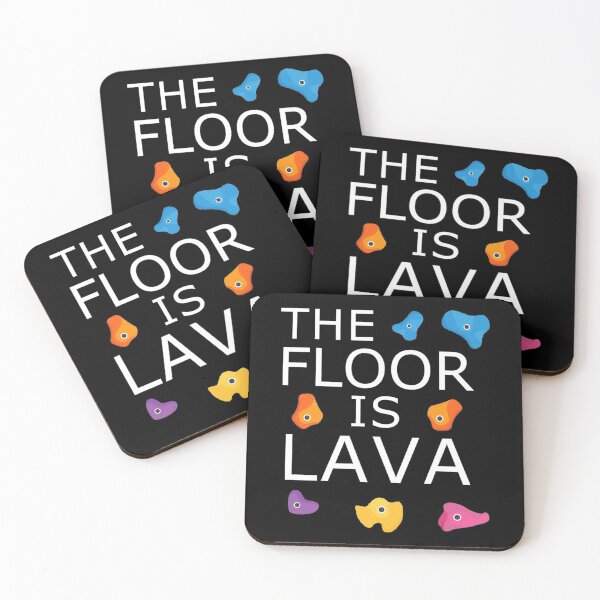 Item preview, The Floor Is Lava Funny Rock Climbing Climber Bouldering designed and sold by FerdinandEngel.