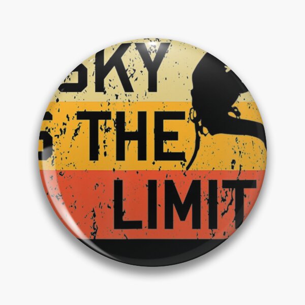 Item preview, The Sky Is The Limit Retro Rock Climbing Vintage Climber designed and sold by FerdinandEngel.