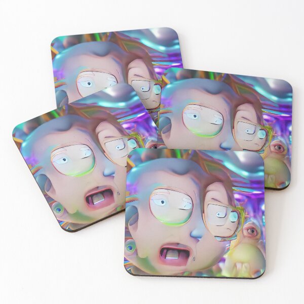 Item preview, Morty Fan Art Trippy Colorful DMT Realm designed and sold by trippingonpixel.