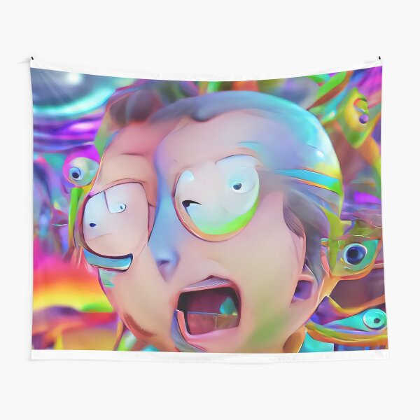 Rick & Morty Vaporwave Sci-Fi 1 Licensed Wall Decal