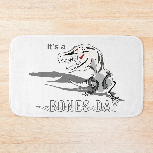 Item preview, Make dinosaurs skull a bones day - Yellowbox ink painting designed and sold by twyellowbox.