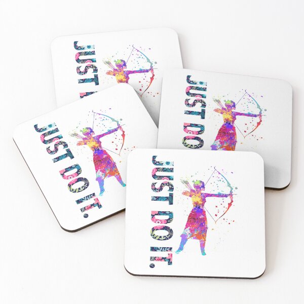 Item preview, Archery Watercolor Just Do It  designed and sold by DesignForYou79.