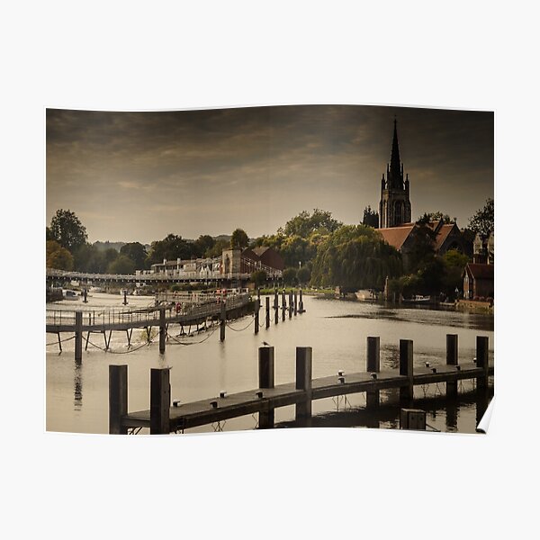 Marlow and River Thames Poster
