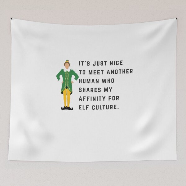 Item preview, It's just nice to meet another human who shares my affinity for elf culture - Elf designed and sold by Primotees.