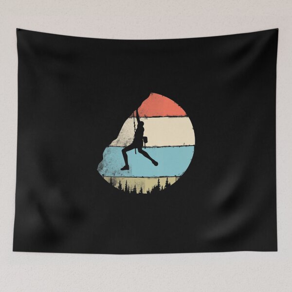 Item preview, Vintage Style Rock Climbing Retro Bouldering Climber designed and sold by FerdinandEngel.