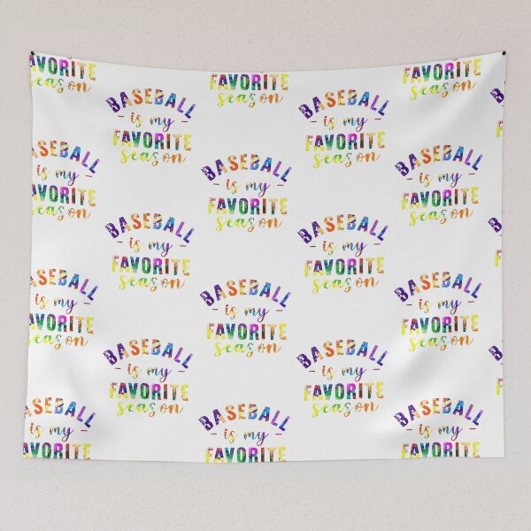 Item preview, Baseball is my favorite season watercolor  designed and sold by tuyetnhung98.