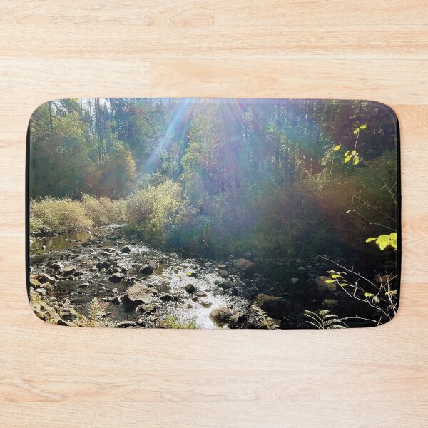 Item preview, Sunshine Rocks Stream Gods Creation Nature Trees designed and sold by CreationViewArt.