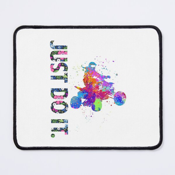 Item preview, ATV Bicycle Watercolor Just Do It  designed and sold by DesignForYou79.