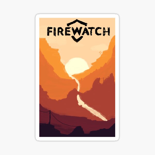 firewatch game logo sticker