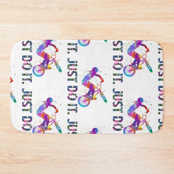 Item preview, BMX Watercolor Just Do It  designed and sold by DesignForYou79.