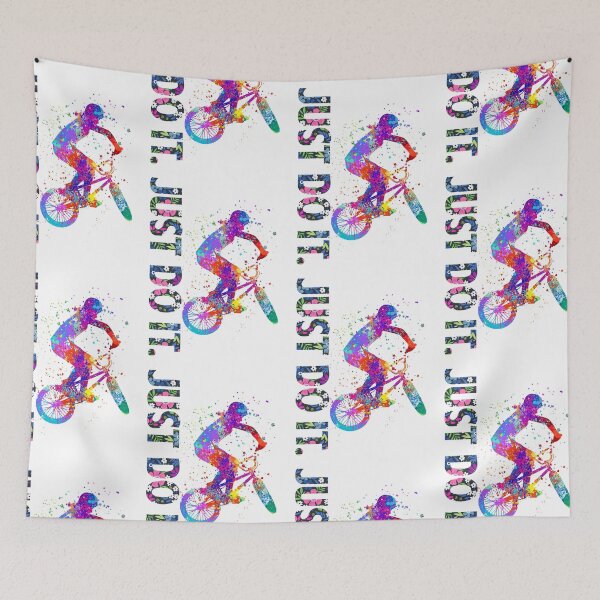 Item preview, BMX Watercolor Just Do It  designed and sold by DesignForYou79.