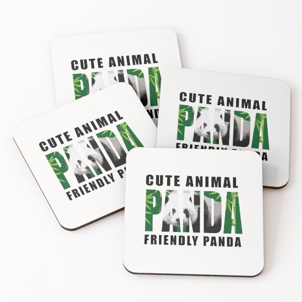 Item preview, Cute animal friendly panda Panda in text So cute designed and sold by CoolFuture.