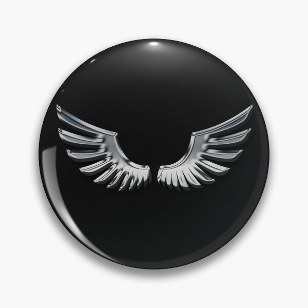 Item preview, Chrome Angel Wings designed and sold by PartnersInTrust.