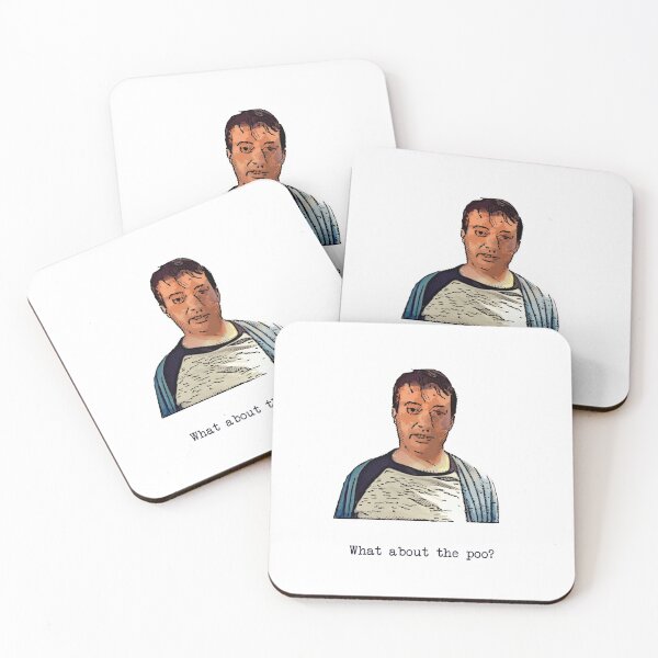 Item preview, What about the poo? -- Mark Corrigan quote - Peep Show designed and sold by Bobby Shaftoe.