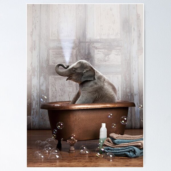 Item preview, Elephant in Bathtub designed and sold by reedronald.