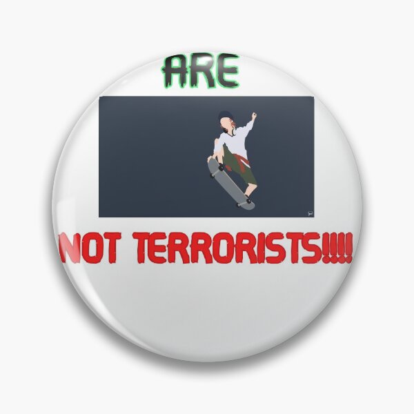 Item preview, Skateboarders are not terrorists!! designed and sold by redengineers.