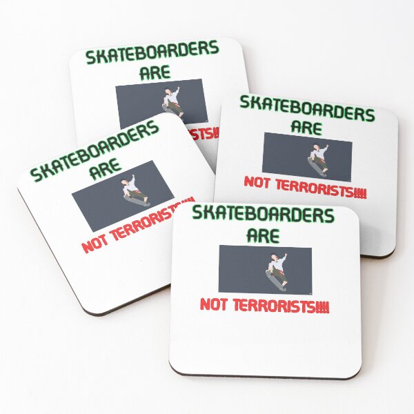 Item preview, Skateboarders are not terrorists!! designed and sold by redengineers.