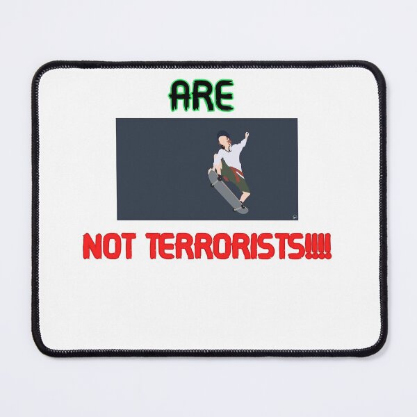Item preview, Skateboarders are not terrorists!! designed and sold by redengineers.