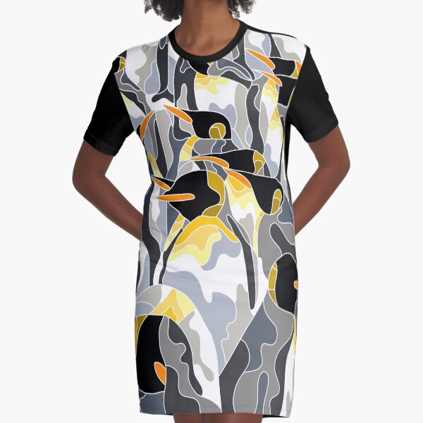 Penguins Graphic T-Shirt Dress