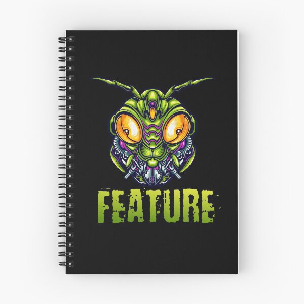 Item preview, Bug feature | Web humor | Hacker, Developer designed and sold by DAFIN.
