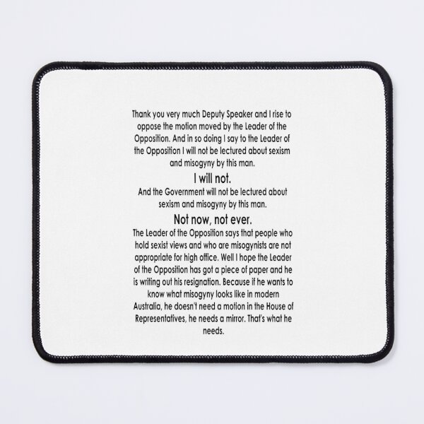 Item preview, Julia Gillard Misogyny Speech Fitted designed and sold by MERIKEORAV.