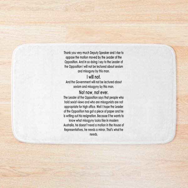 Item preview, Julia Gillard Misogyny Speech Fitted designed and sold by MERIKEORAV.