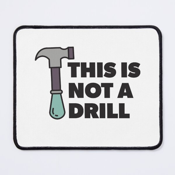 Item preview, This is not a drill dad joke designed and sold by RoguePixel.