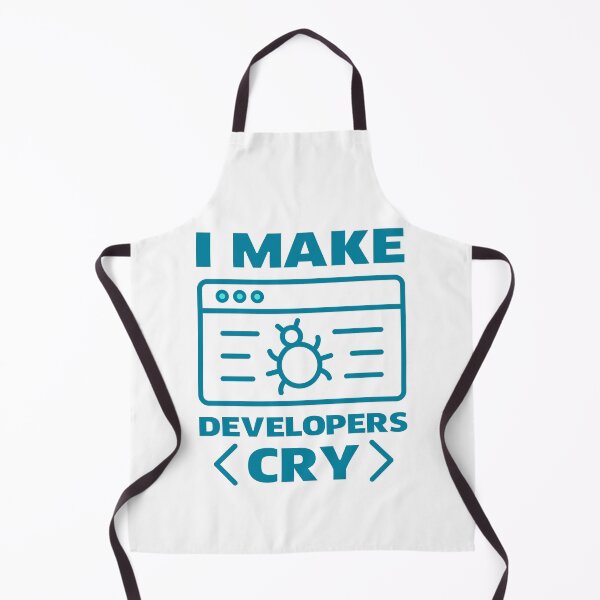 Item preview, I Make Developers Cry, QA Engineer designed and sold by TashaVector.