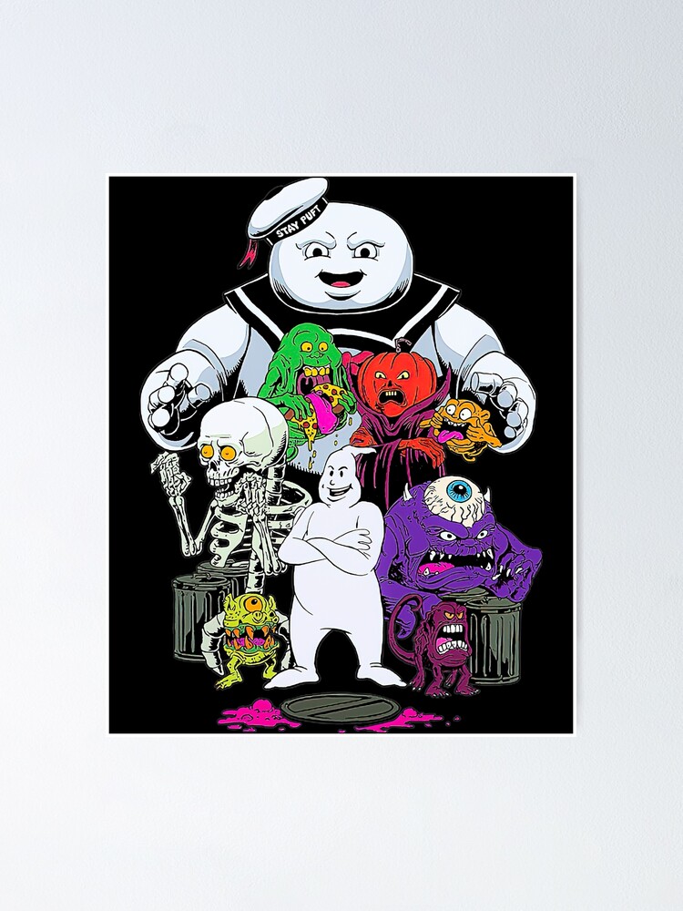 Wall Art Print Ghostbusters sumi e, Gifts & Merchandise