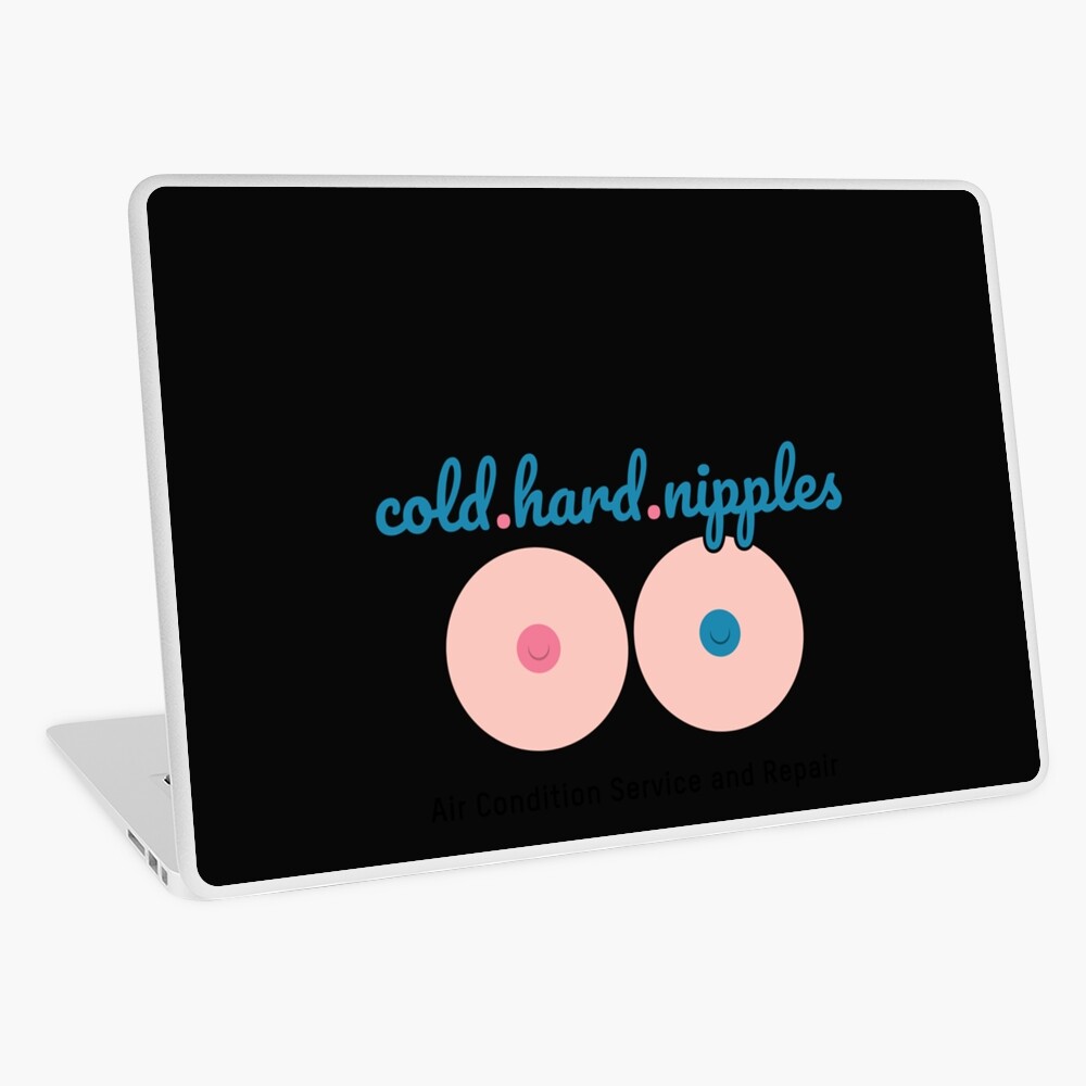 Cold hard nipples Logo + tagline Classic