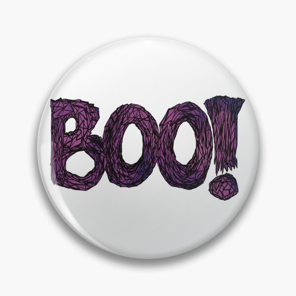 Item preview, Boo! Retro Purple Pink Crystal Halloween Illustration designed and sold by ZaraRoza.