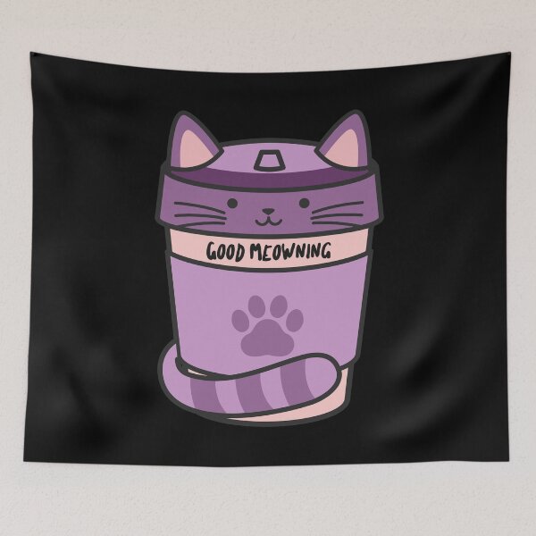 Item preview, Good Meowning Coffee designed and sold by ShineEyePirate.