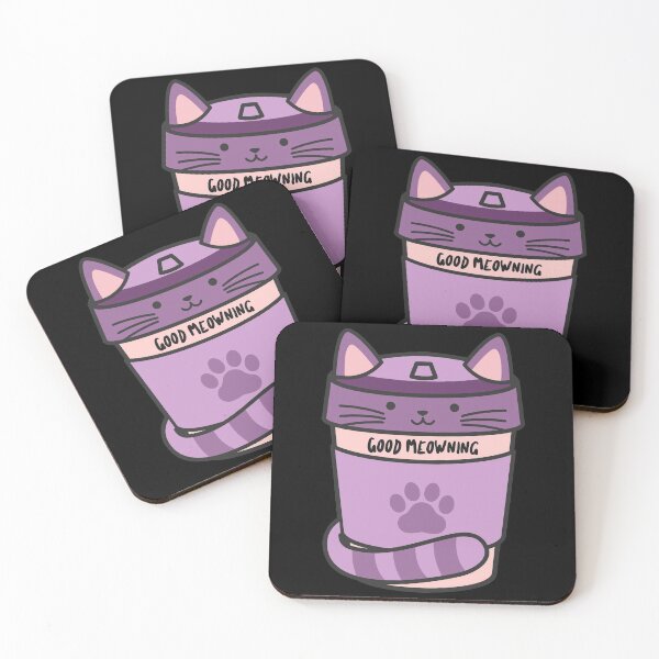 Item preview, Good Meowning Coffee designed and sold by ShineEyePirate.