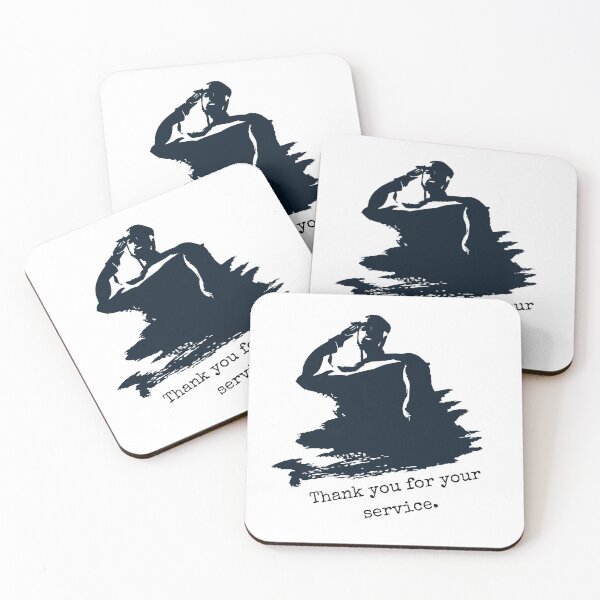 Item preview, Thank you for your service designed and sold by Tiredmenphilo.