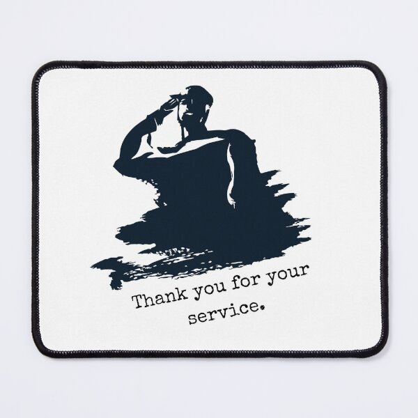 Item preview, Thank you for your service designed and sold by Tiredmenphilo.