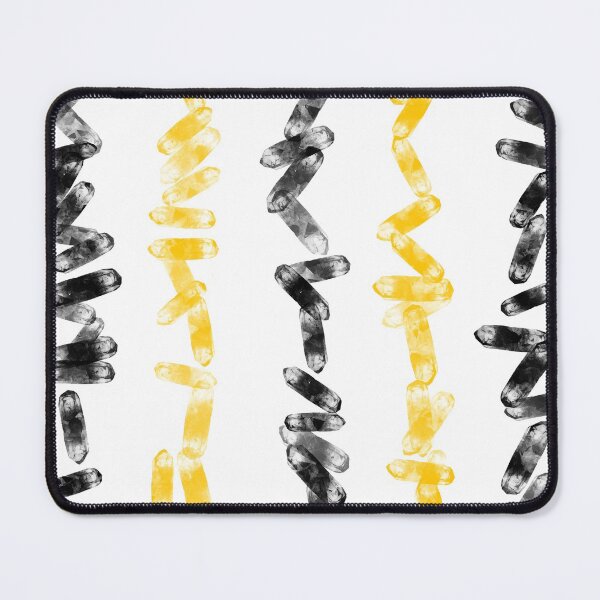 Item preview, Yellow and black crystals pattern designed and sold by Meo Design.