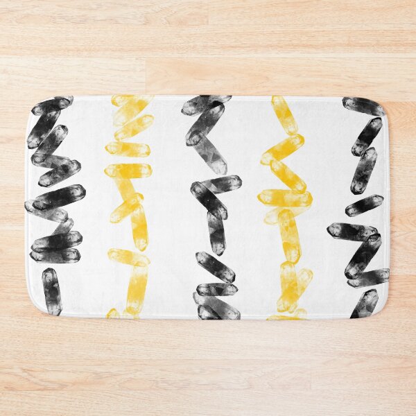 Item preview, Yellow and black crystals pattern designed and sold by Meo Design.