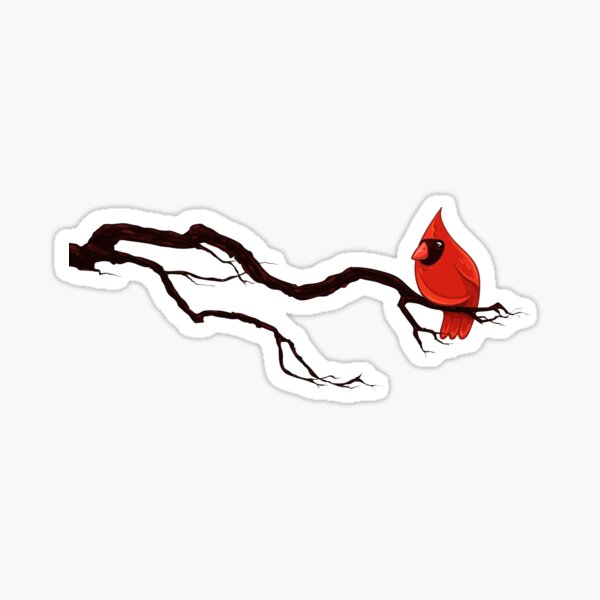 Cardinal Sticker