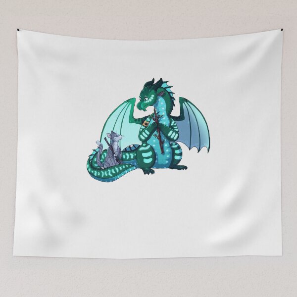 Item preview, Glory Fantasy Rainwing Wings Of Fire And Warriors Turtle And Jayfeather Stick Boisretro Wave designed and sold by GoudeauOwnerFar.