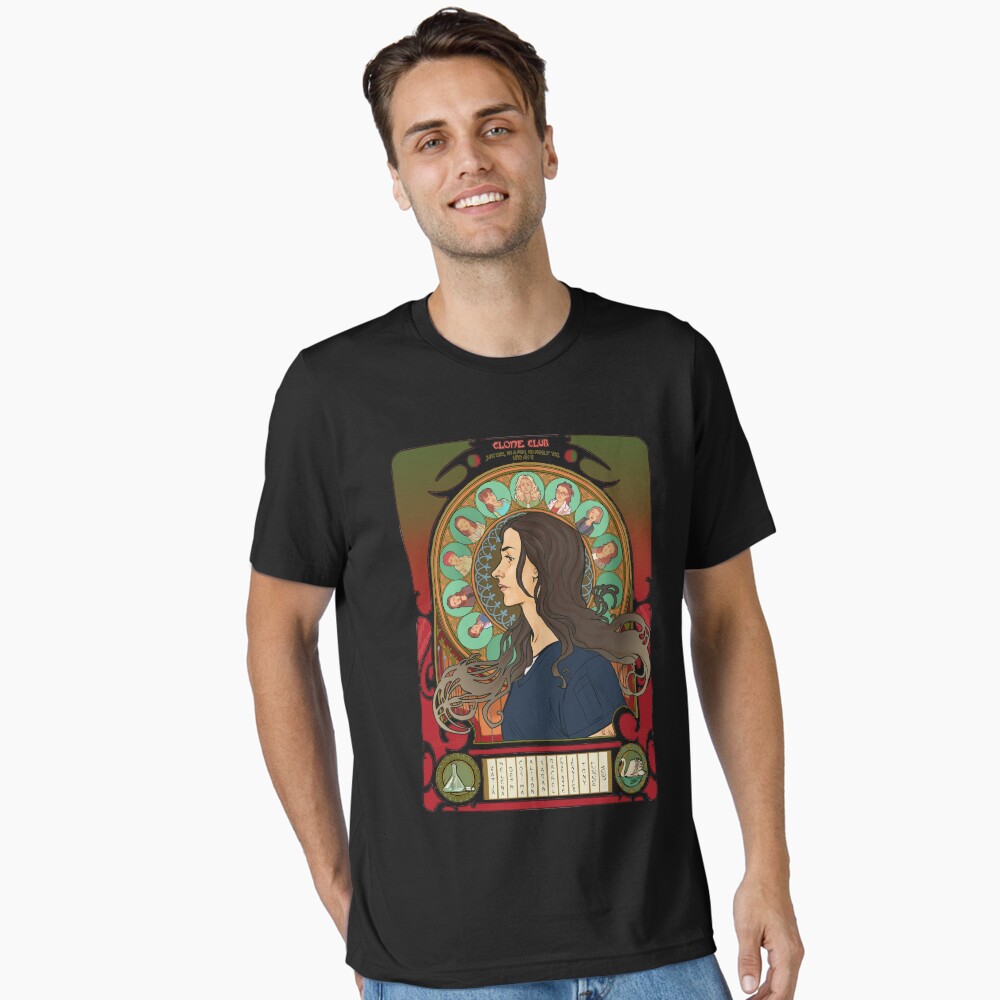 Vista previa del artículo con la obra «Camiseta esencial», diseñado y vendido por Jess-P.